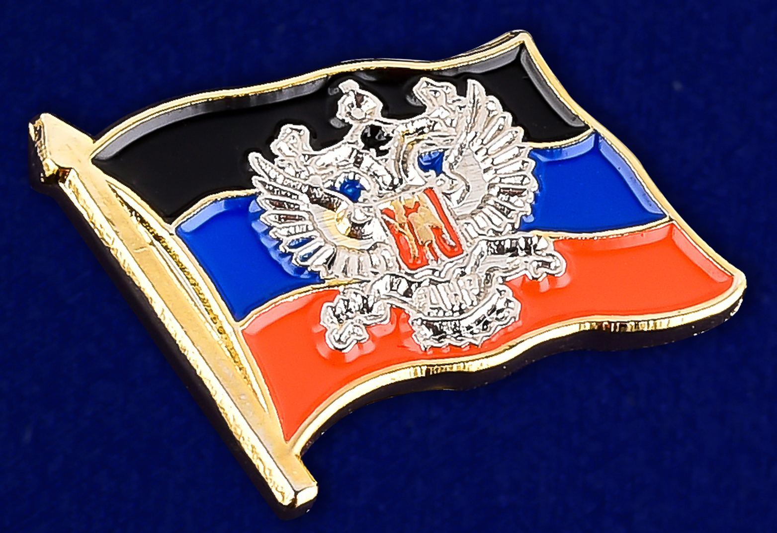 Уникальный значок ДНР с гербом по цене 199 руб